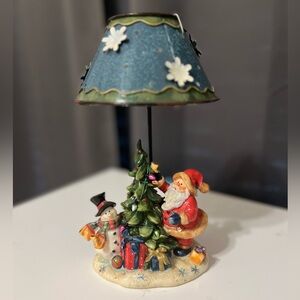 Santa and Snowman Tea Light Holder